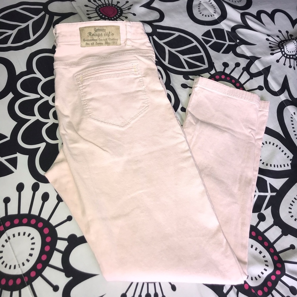 Ankle rise jeans